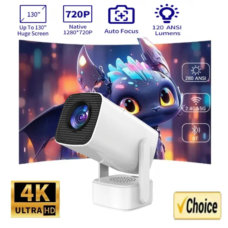P30 PRO Smart Mini Projector Android 11 WiFi6 Support 4K 1080P BT5.0 Projector 1280*720P Home Cinema Portable Projector