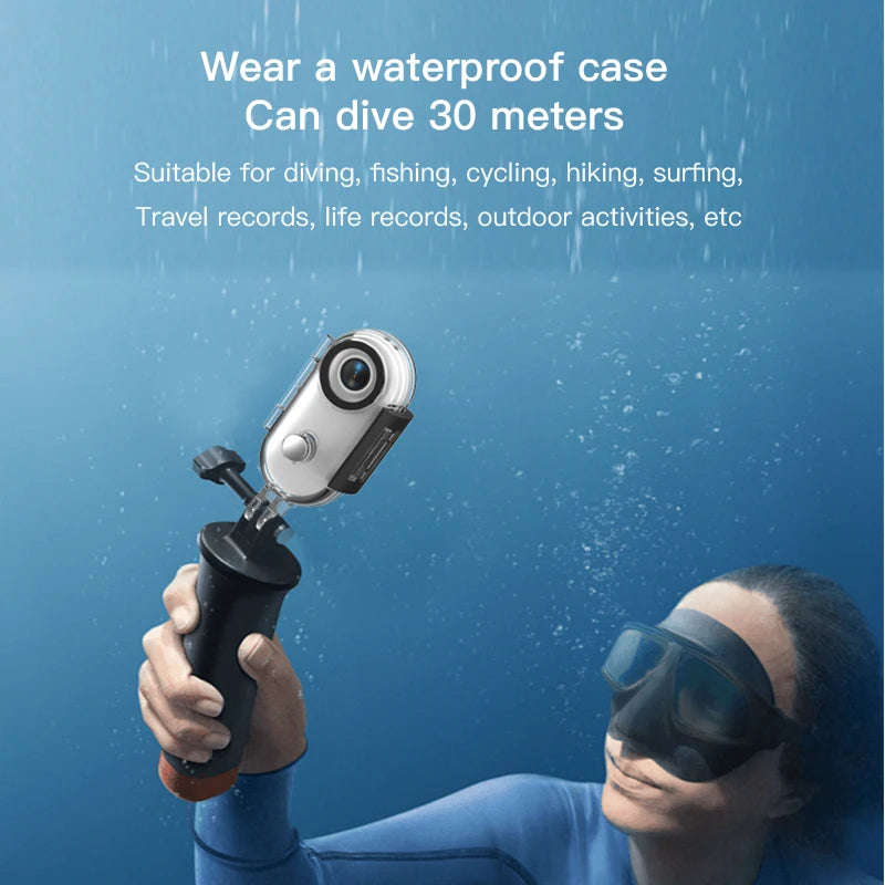 APP Control Portable Vlog Camera Underwater 30M Small Thumb Action Camera 4K WiFi Pocket Wearable Body Camera