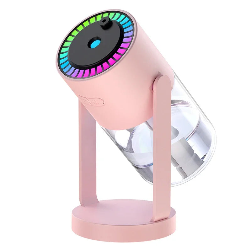 Mini Air Humidifier with Starry Sky Lights Aromatherapy Essential Oil Ultrasonic Diffuser Color Night Light Lamp Humidifier