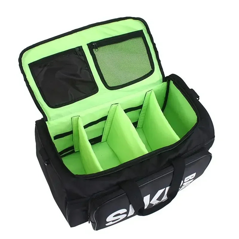 Multifunctional Sports Handbag Lightweight Large Zipper Gym Bag Letter Pattern Oxford Basketball Training Bag