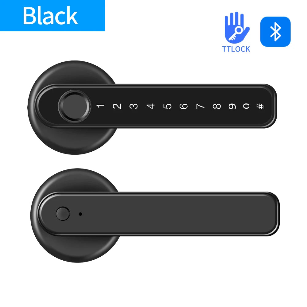 TTLock APP Smart Fingerprint Lock password code Door Lock Bluetooth Biometric fingerprint lock Electronic Handle Lock