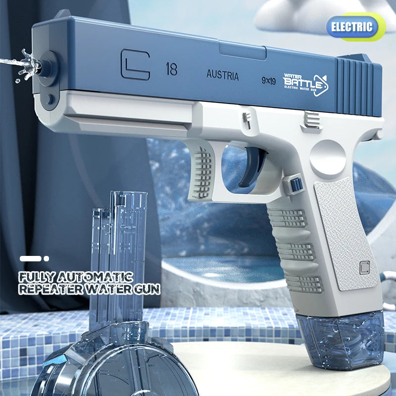Electric Water Gun Toy Portable Automatic Electric Burst Water Gun Kids Outdoor Water Toys