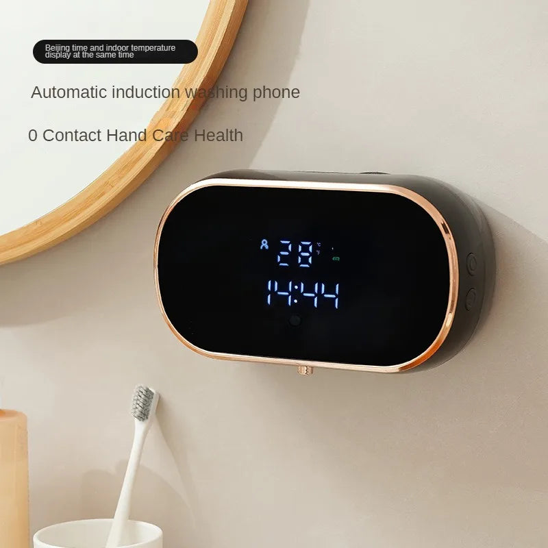 Intelligent Wall Mounted Sensing Soap Dispenser with Non-contact Infrared Bubbles Suitable for Kitchens and Bathrooms
