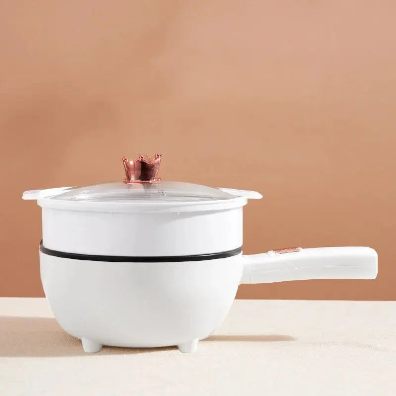 Multifunctional electric cooking pot steaming nonstick students dormitory electric hot pot