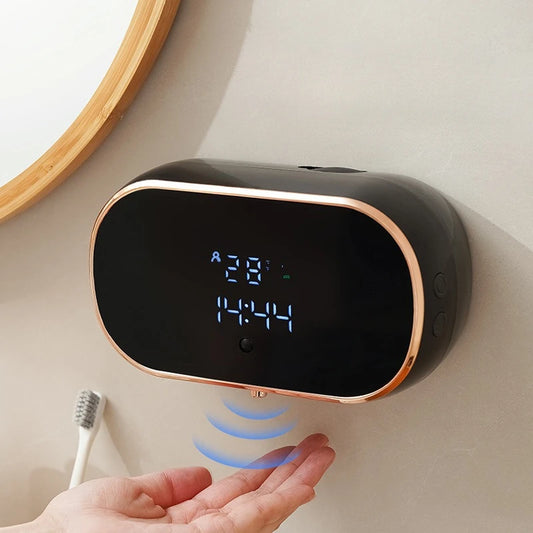 Intelligent Wall Mounted Sensing Soap Dispenser with Non-contact Infrared Bubbles Suitable for Kitchens and Bathrooms