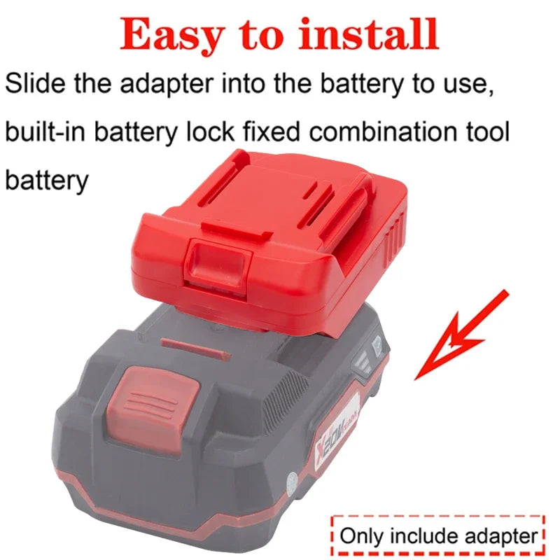 Adapter for Makita 18V Li-ion tools to converts to Lidl Parkside X20V Li-ion battery adapter power tool accessories BL1850B