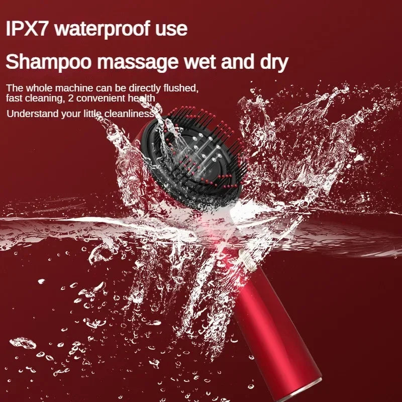 Electric Microcurrent Massage Comb Portable Hair Follicles Comb Scalp Oil Applicator Head Massager Hair Growth Anti Loss Care