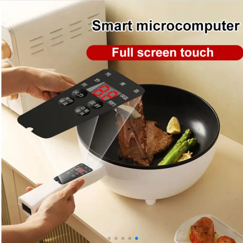 Multifunctional electric cooking pot steaming nonstick students dormitory electric hot pot