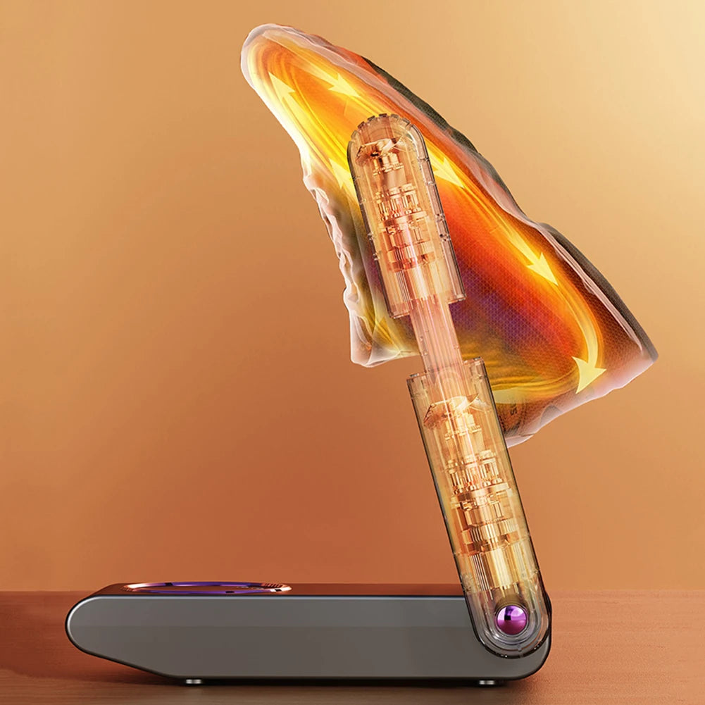 Hot Foldable Shoe Dryer Smart Drying Dehumidifier Timing Folding Shoe Dryer Heater Smart Boot Warmer for Home Outdoor Travel