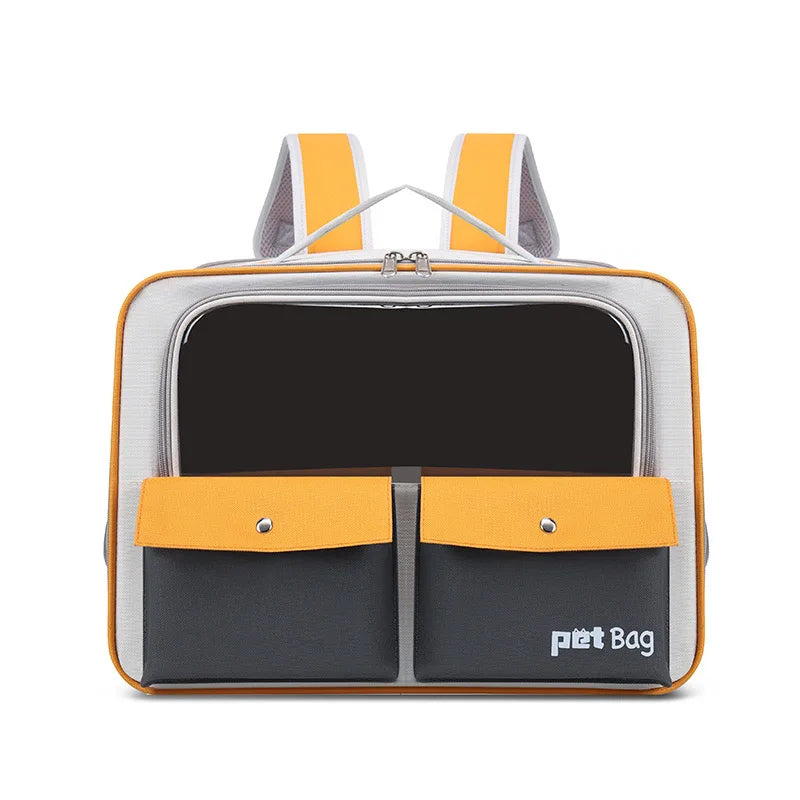 Pet Backpack Portable Pet Stroller Trolley Cases Suitcases Small dog cat Backpack  Anti Cat Stress Sense Of Safety Pets Bags