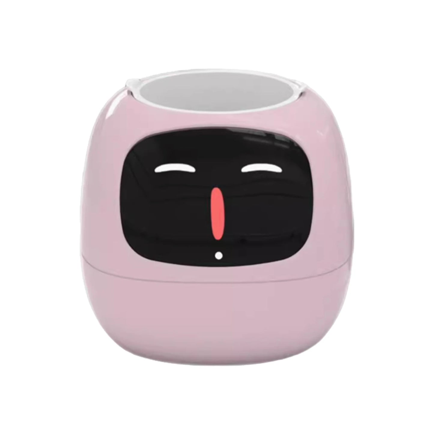 ABS Cute Pet Companion In Smart Plant Robot Guidance Pot Rich Performance In Home Furnishings Fun white