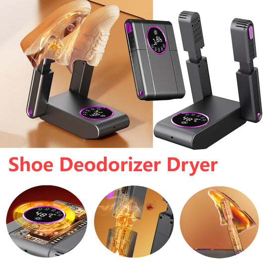 Hot Foldable Shoe Dryer Smart Drying Dehumidifier Timing Folding Shoe Dryer Heater Smart Boot Warmer for Home Outdoor Travel
