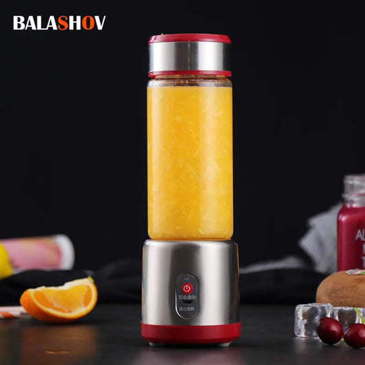 Multifunction Juicers Portable Electric Blender USB Rechargeable Electric Mixer Fruit Orange Milkshake Juice Maker Machine 450M