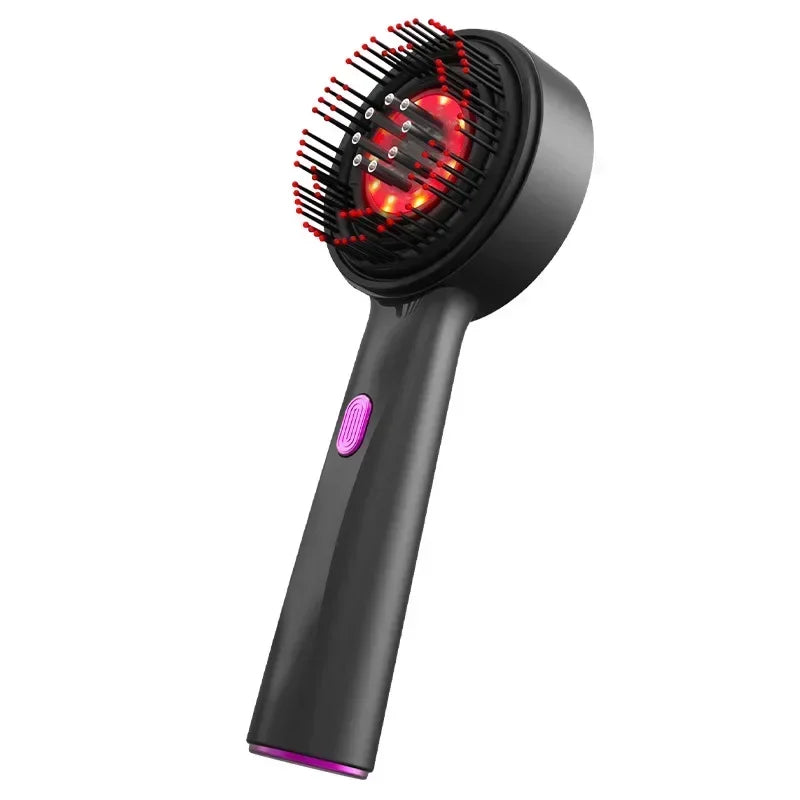 Electric Microcurrent Massage Comb Portable Hair Follicles Comb Scalp Oil Applicator Head Massager Hair Growth Anti Loss Care