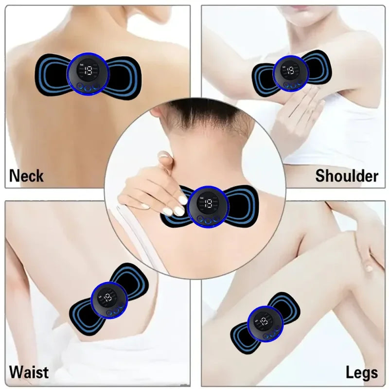 10PCS Replacement Patches Accessorie Intelligent Cervical Massage EMS Mini Body Neck Massager Patch Muscle Hip Exerciser