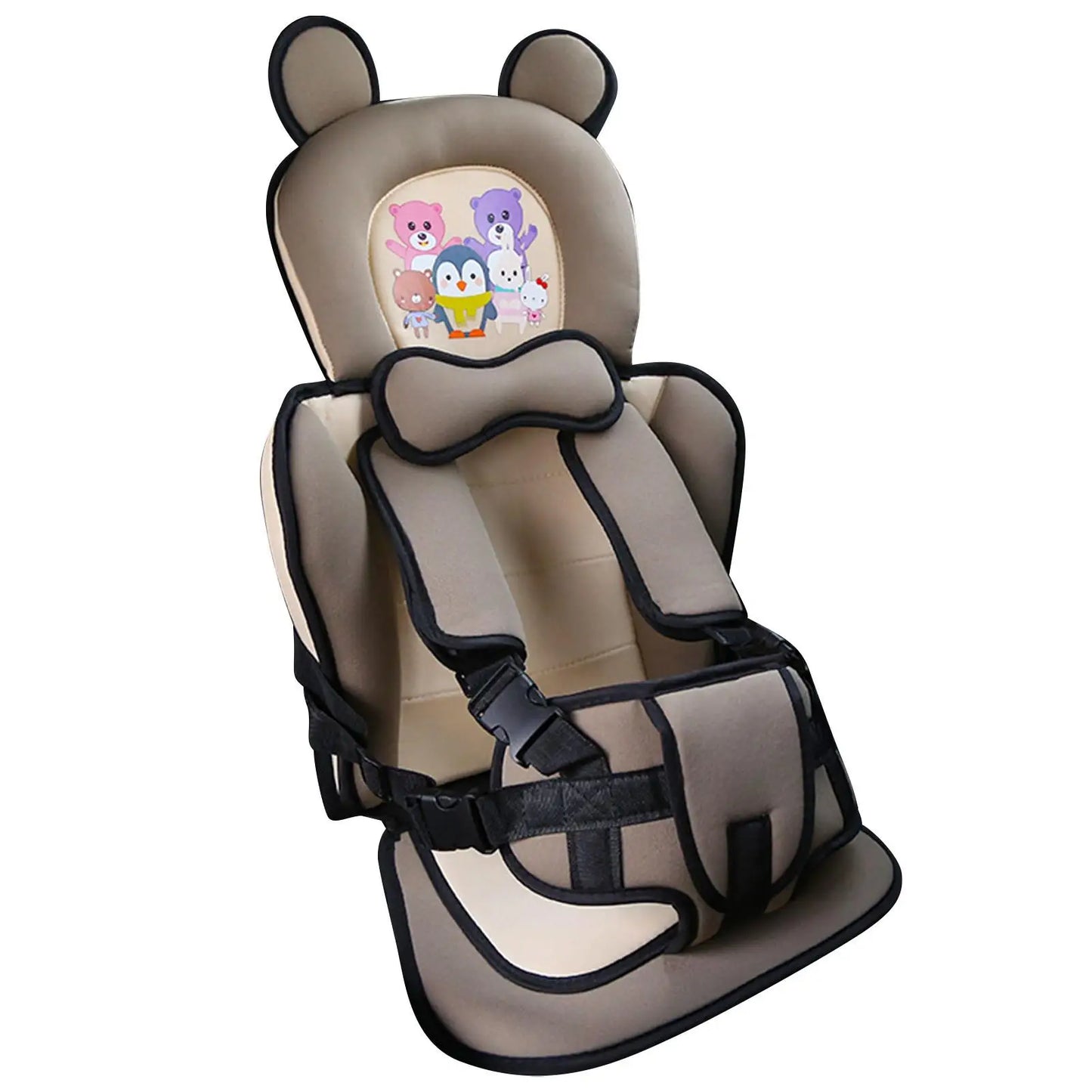 Portable Child Safety Seat Mat For Kids Breathable Chairs Mats Baby Car Seat Cushion Adjustable Stroller Seat Pad 70x25cm
