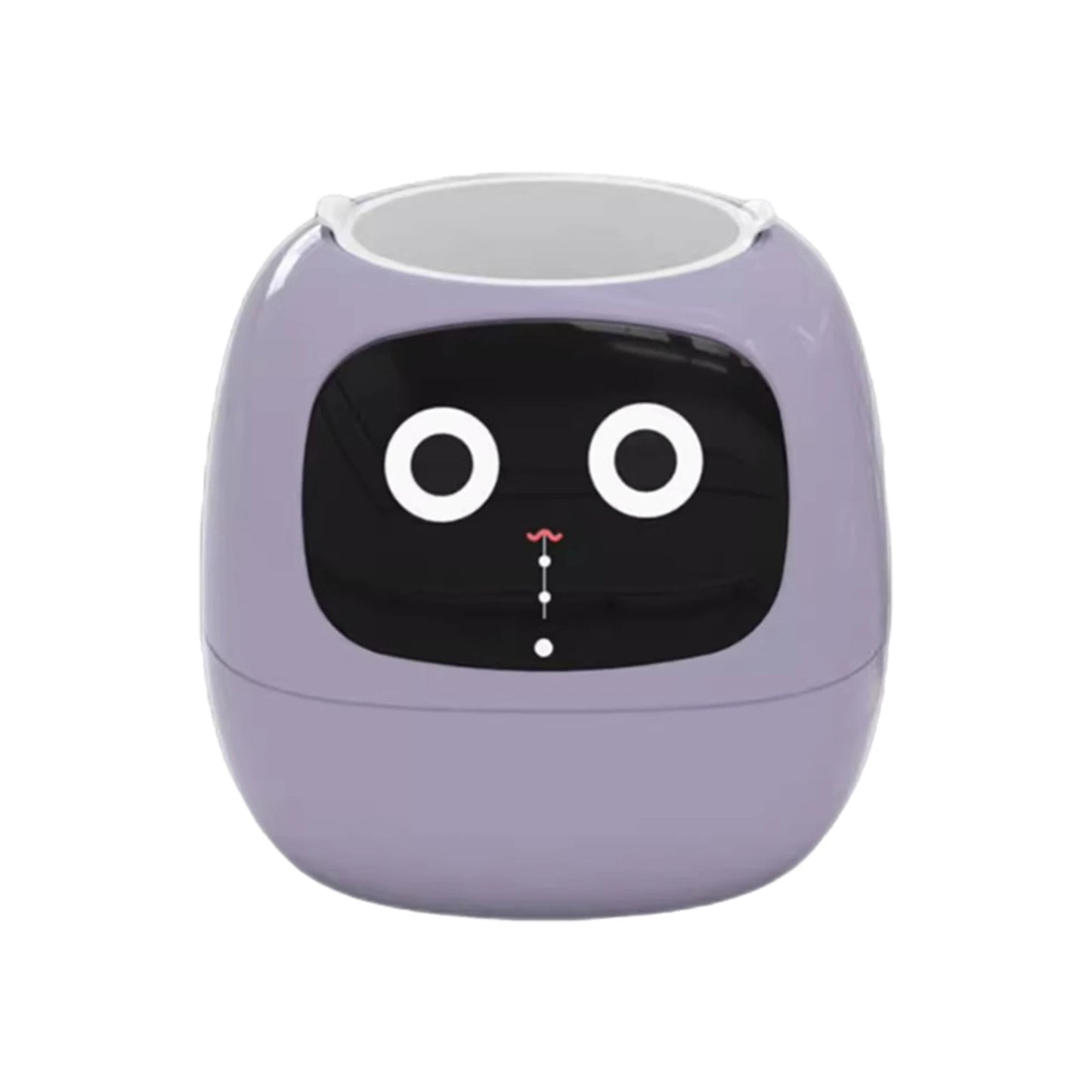 ABS Cute Pet Companion In Smart Plant Robot Guidance Pot Rich Performance In Home Furnishings Fun white